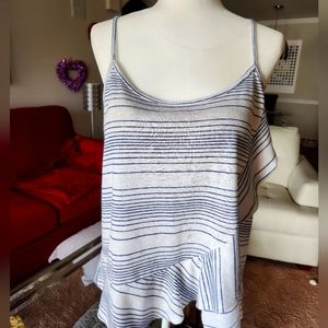 Maurices Blue and White cami